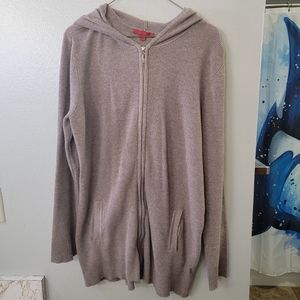 Red Maternity Hoodie